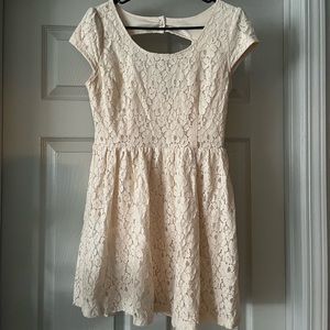 Nude Lace Dress